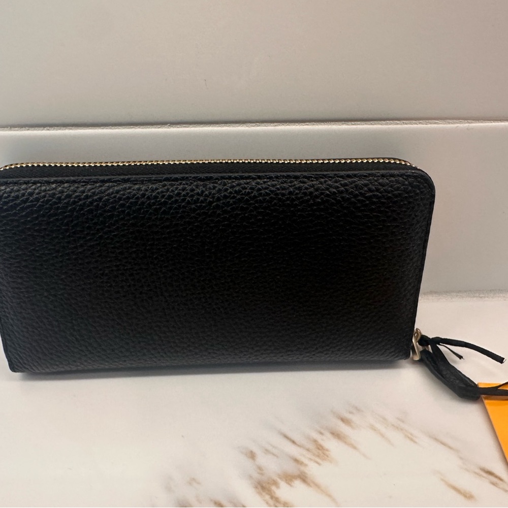 Valentino By Mario Valentino Black Wallet with Studs - Picture 7 of 10